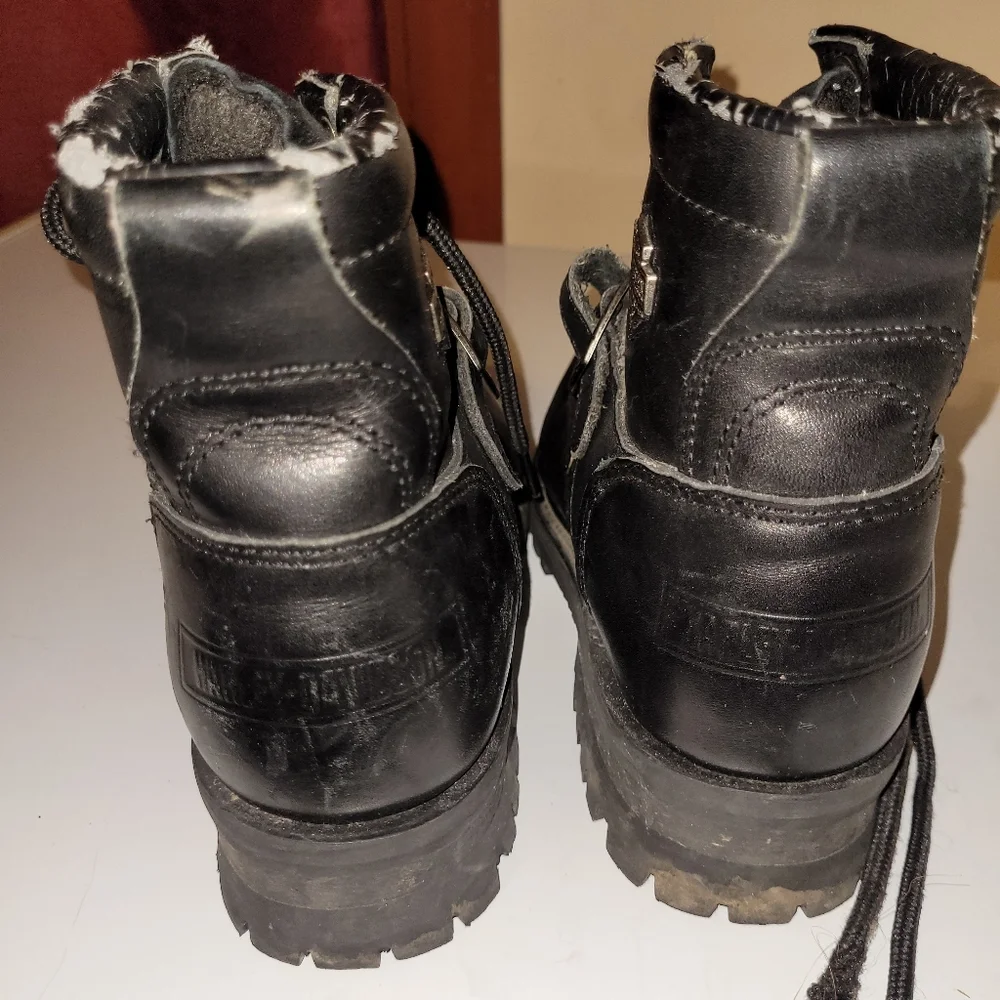 Harley-Davidson Black Combat Boots - Picture 3 of 9